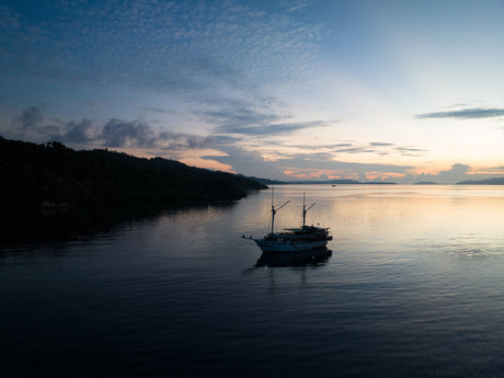 liveaboard boat on the water