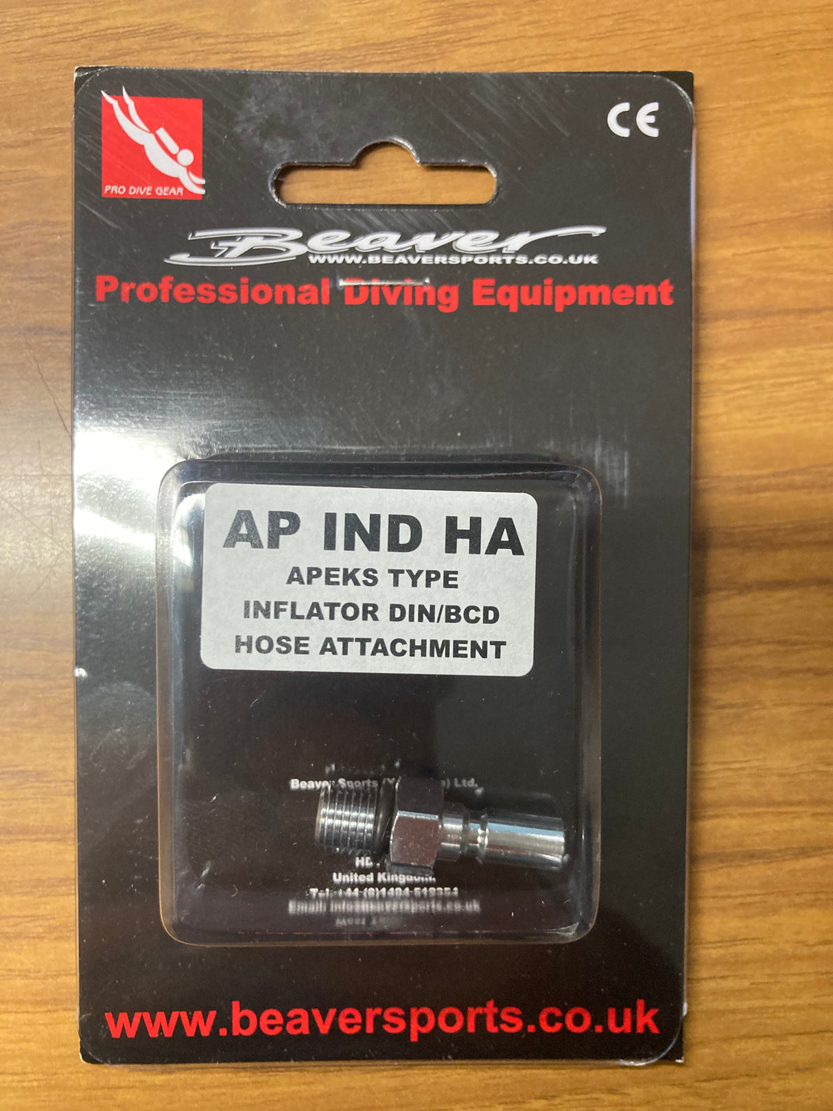 Beaver Apeks Type Inflator Din/BCD Hose Attachment