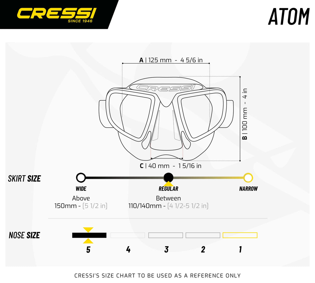 Cressi Atom Mask