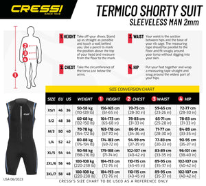 Cressi Termico Shorty Swimsuit Man