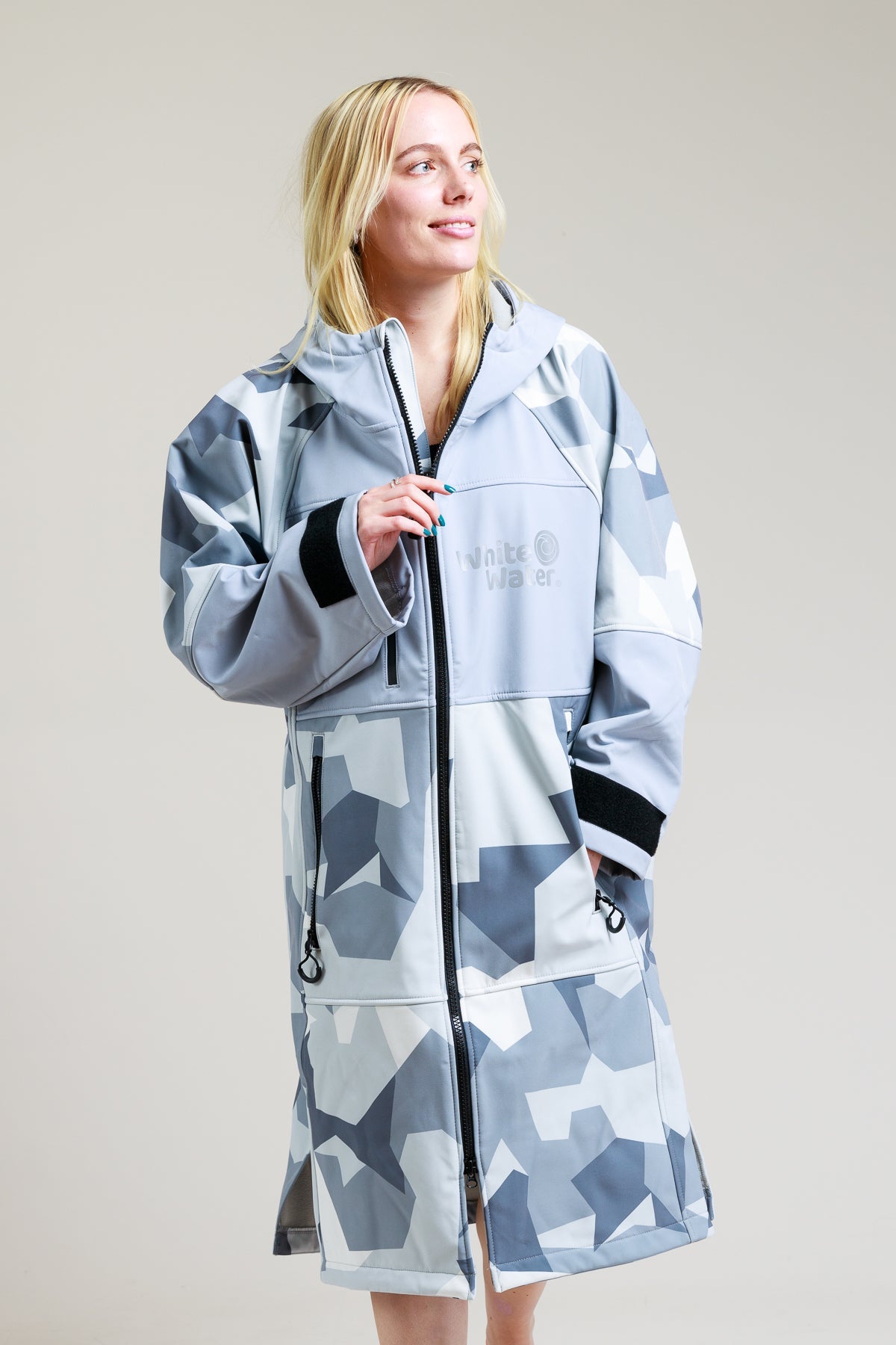 White Water Robe Adults Soft Shell